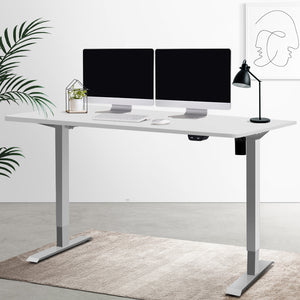 Artiss Standing Desk Height Adjustable Motorised Electric Sit Stand Computer Table 140cm