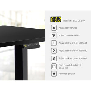 Artiss Electric Motorised Height-Adjustable Standing Desk Laptop 2-Motor 150cm