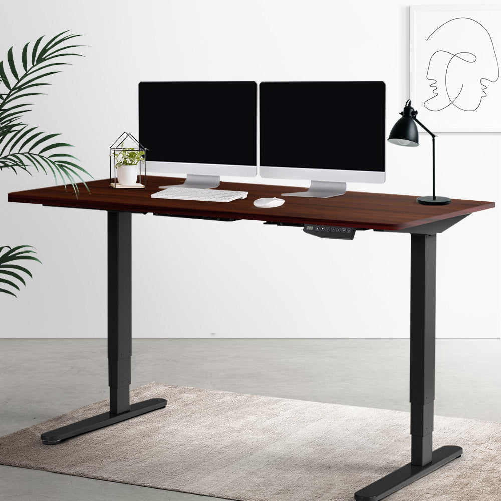 Artiss Electric Motorised Height Adjustable Standing Desk Laptop 2-Motor 160cm