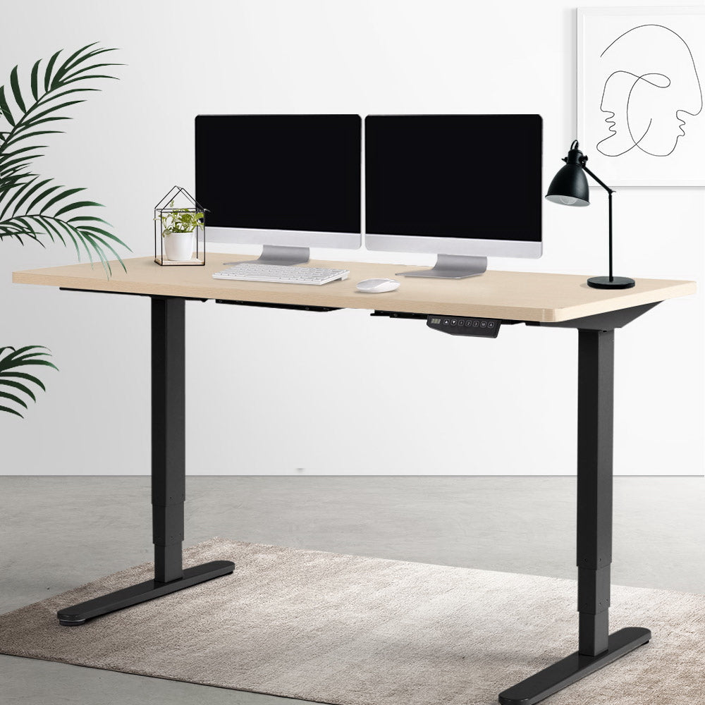 Artiss 150cm Motorised Electric Height Adjustable Standing Desk Table Dual Motor