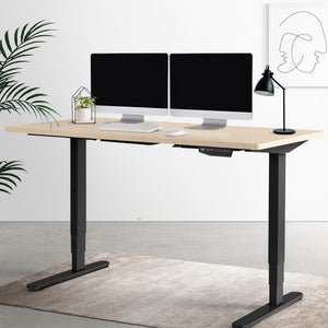 Artiss 150cm Motorised Electric Height Adjustable Standing Desk Table Dual Motor