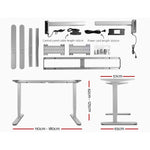 Artiss Motorised Standing Desk - Grey