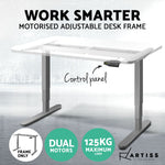 Artiss Motorised Standing Desk - Grey