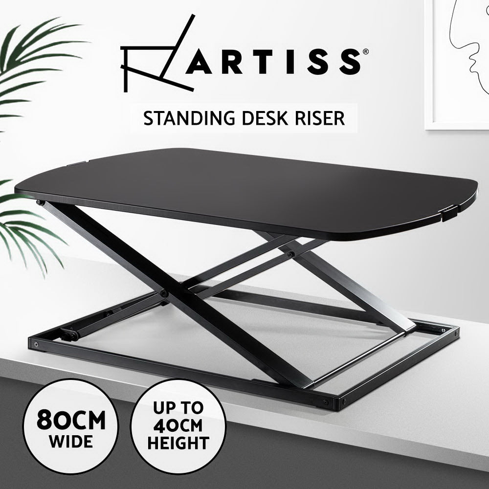 Height Adjustable Standing Desk - Black