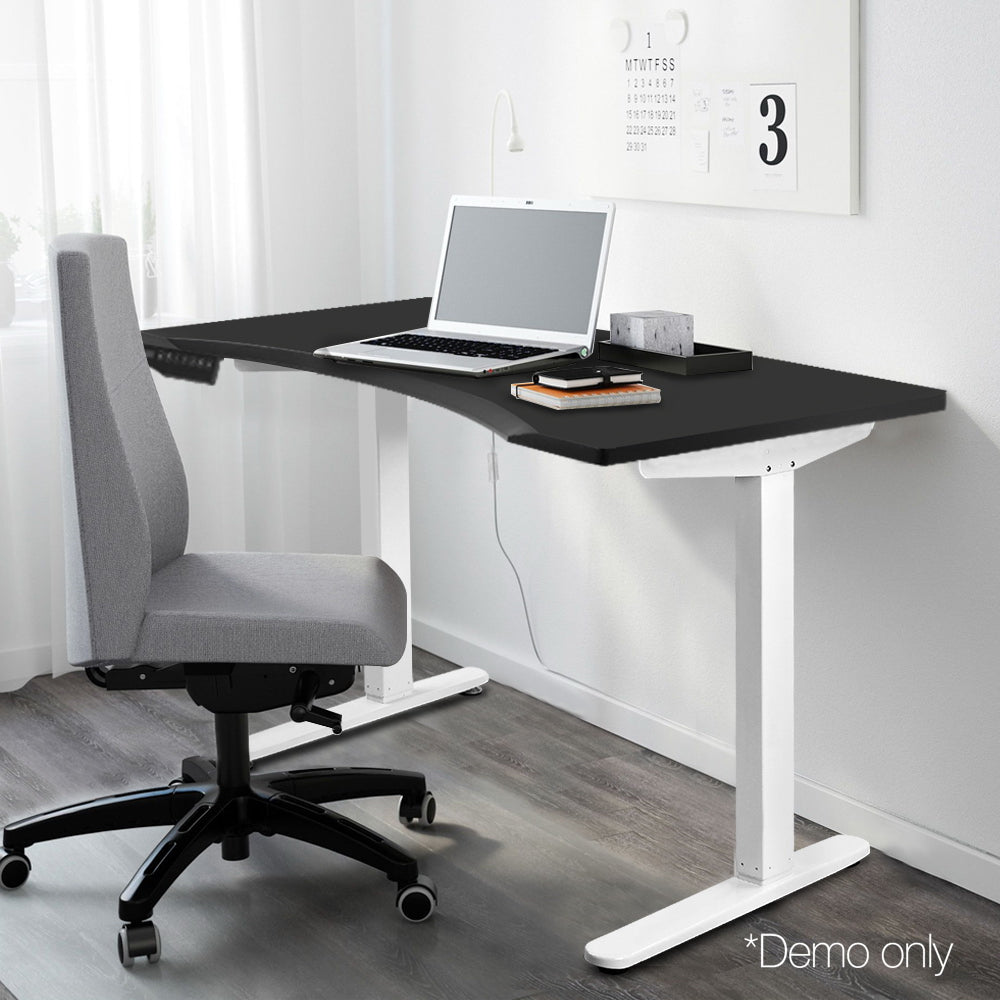 Motorised Height Adjustable Standing Desk - Black