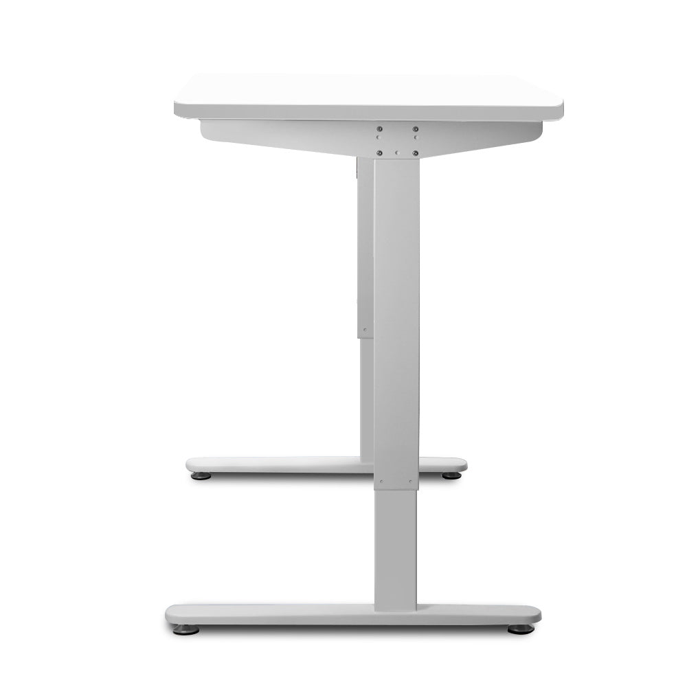 Motorised Height Adjustable Standing Desk - White