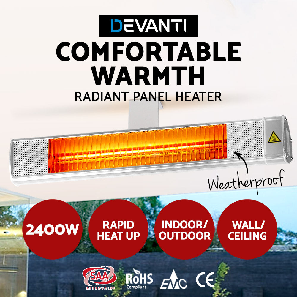 Devanti 2400W Electrocal Infrared Strip Patio Heater