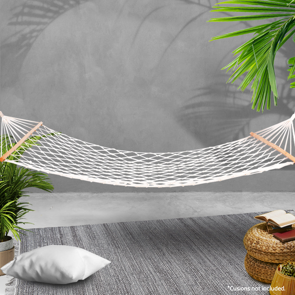 Gardeon Swing Hammock Bed Cream