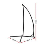 Gardeon Outdoor Hammock A Shape Steel Frame 