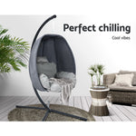 Gardeon Outdoor Furniture Egg Hammock Hanging Swing Chair Pod Lounge Chairs