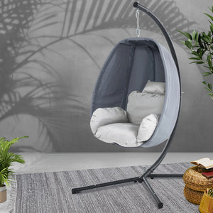 Gardeon Outdoor Furniture Egg Hammock Hanging Swing Chair Pod Lounge Chairs