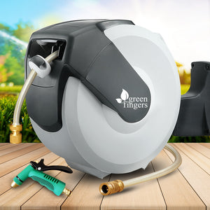 Green Fingers 30m Retractable Water Hose Reel