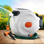 Greenfingers Retractable Hose Reel 20M Garden Water Spray Gun Auto Rewind