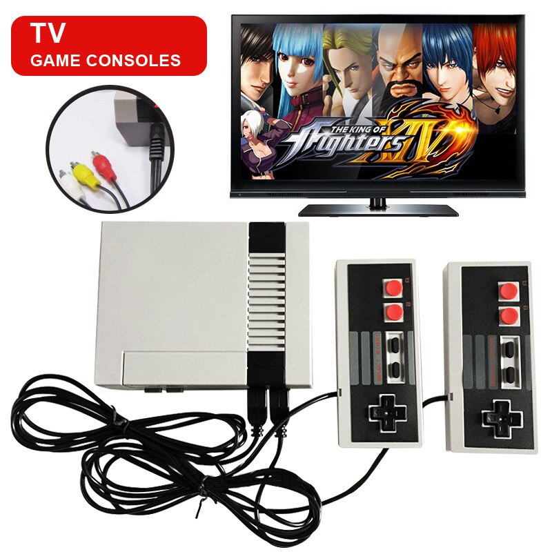 Mini TV Handheld Family Recreation Video Game Console AV Port Retro Built-in 620 Classic Games Dual Gamepad Gaming Player