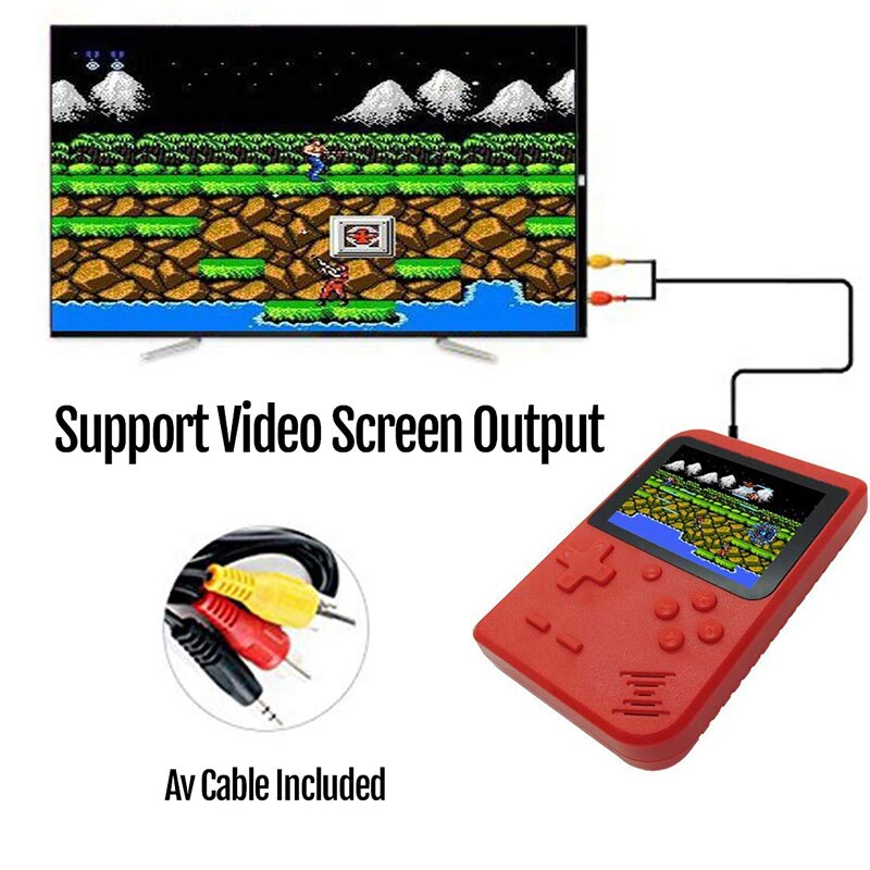 New Video Game Console Built-in 400 Retro Classic Games 3.0 Inch Screen Portable Mini Handheld Game Player