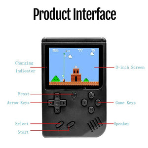 New Video Game Console Built-in 400 Retro Classic Games 3.0 Inch Screen Portable Mini Handheld Game Player