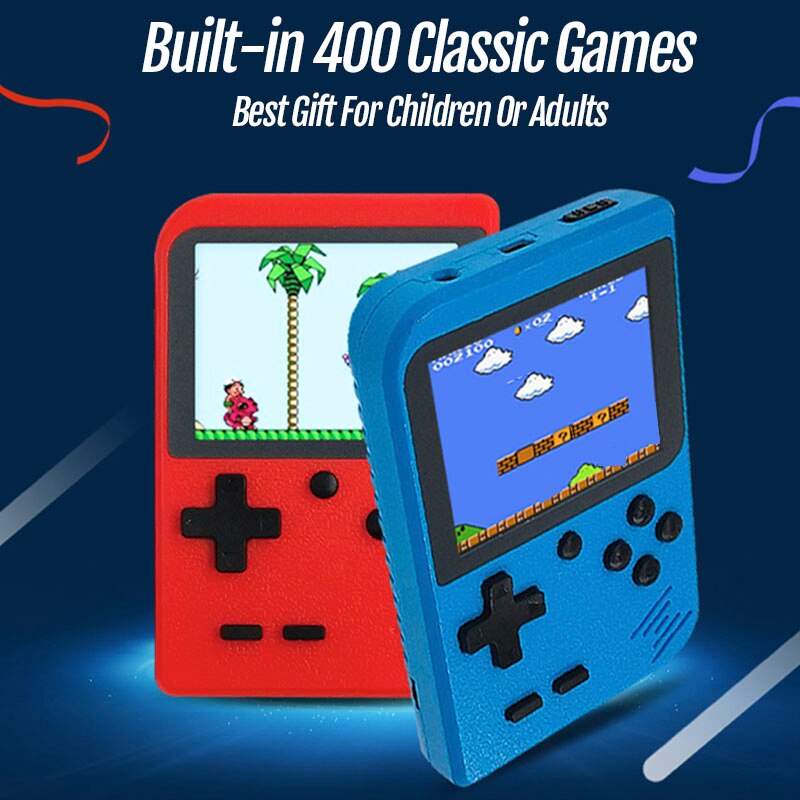 New 400 Games Console Retro Video Game Toys For Adults Mini Portable Console Handheld Gaming Consoles