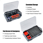 KINDLOV Phone Repair Tools Kit Screwdriver Set Precision 115 In 1 Magnetic Torx Hex Bit Screw Driver Bits Insulated Multitools