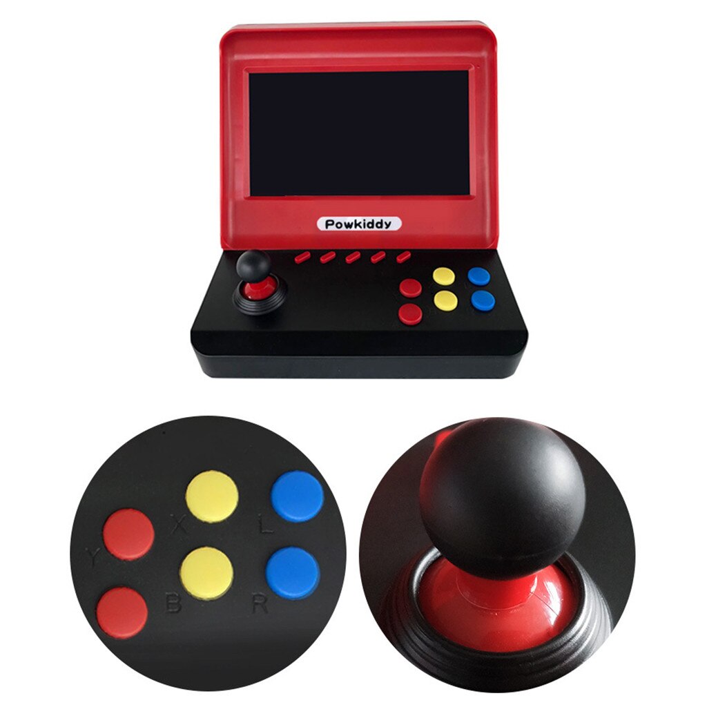 1xGame Console 7 inch Mini Arcade Game Retro Machines for Kids with 3000 Classic Video Games Home Travel Portable Gaming System