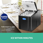 Devanti Portable Ice Cube Maker - Black