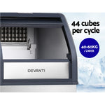 Devanti Commercial 10KG Ice Maker - Stainless Steel