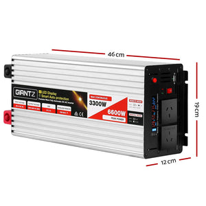 Giantz 3300W Puresine Wave DC-AC Power Inverter 