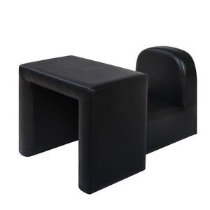 Artiss Kids Covertible Armchair - Black