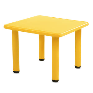 Keezi Kids Table Study Desk Children Furniture Plastic Yellow