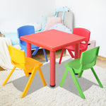 Keezi 5 Piece Kids Table and Chair Set - Red