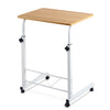 Mobile Twin Laptop Desk - Light Wood