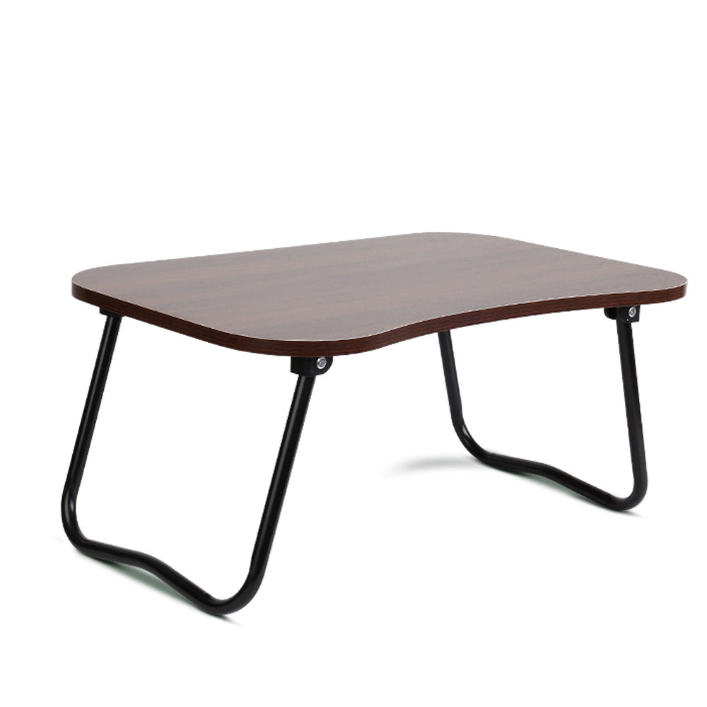 Portable Bed Tray Table - Dark Wood