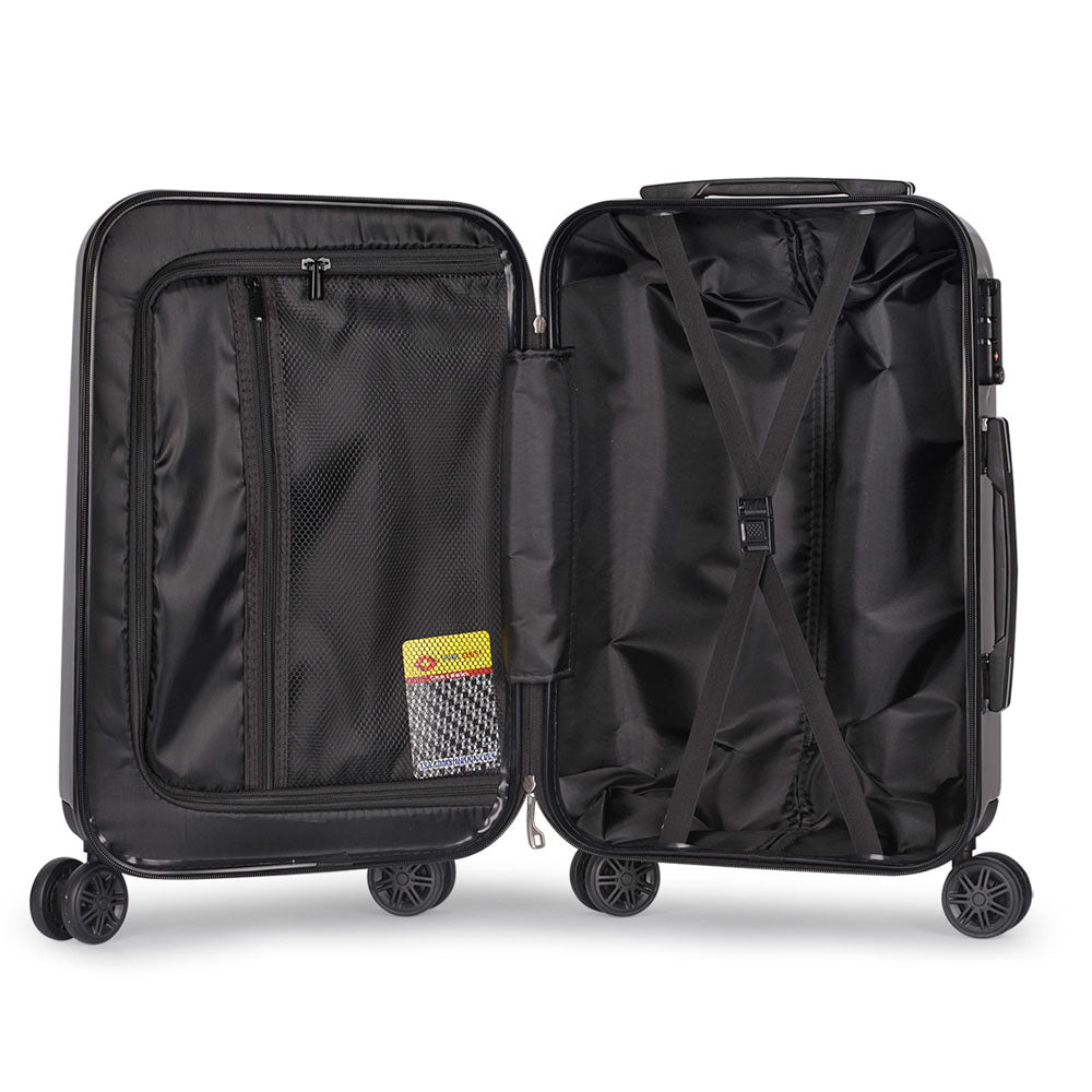 Wanderlite Lightweight Hard Suit Case Luggage Grey