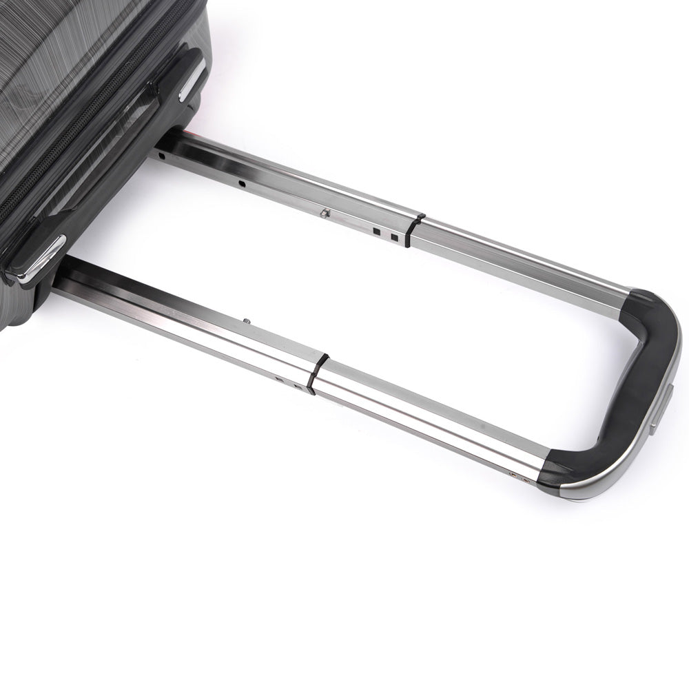 Wanderlite Lightweight Hard Suit Case Luggage Grey