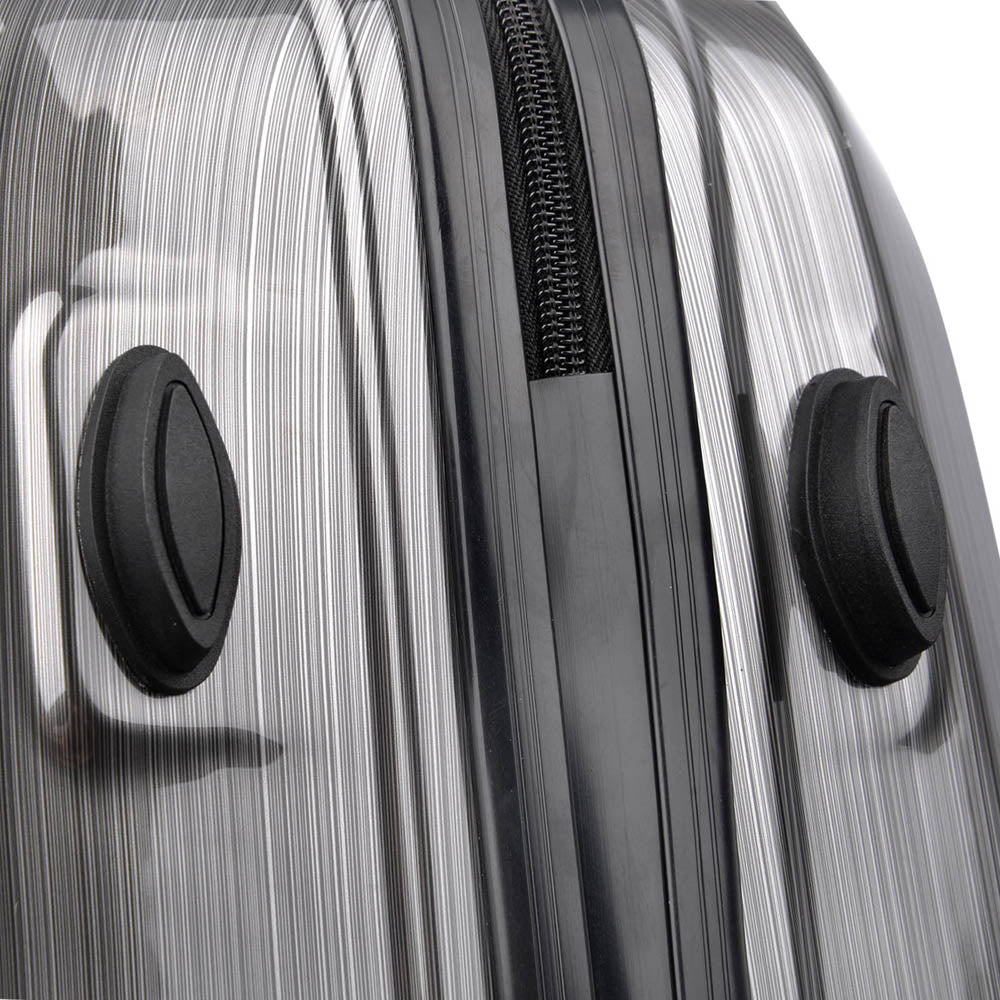 Wanderlite Lightweight Hard Suit Case Luggage Grey
