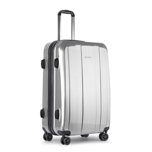 Wanderlite Lightweight Hard Suit Case Luggage Silver 