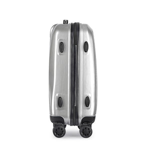 Wanderlite Lightweight Hard Suit Case Luggage Silver 