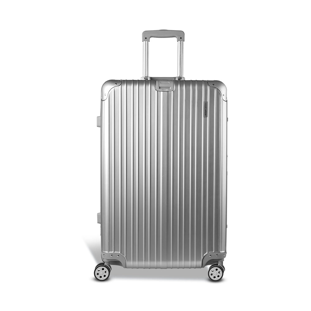 Wanderlite 28" Aluminium Luggage Trolley - Silver
