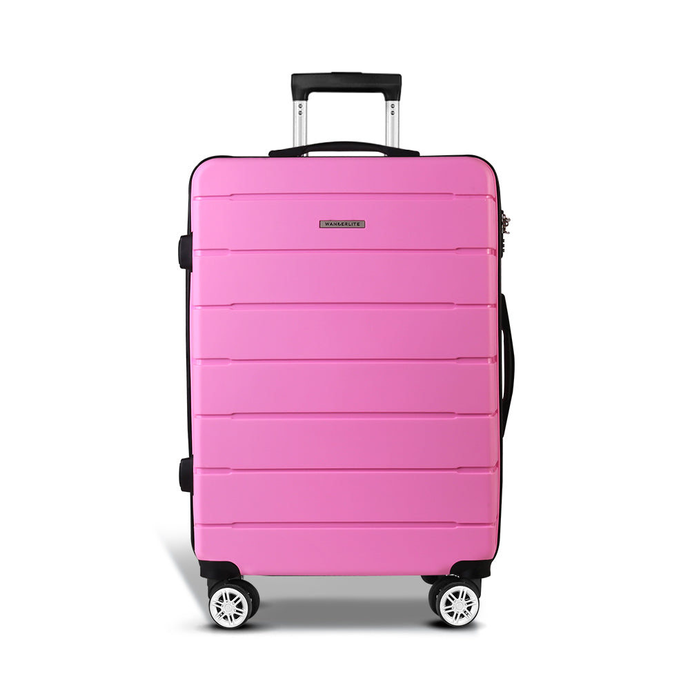 Wanderlite 28" Suitcase Luggage Pink