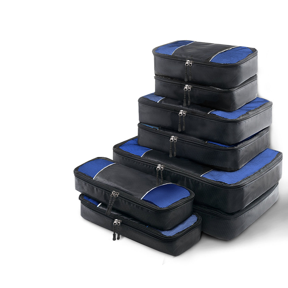 Wanderlite 8 Piece Luggage Organiser Travel Bags 