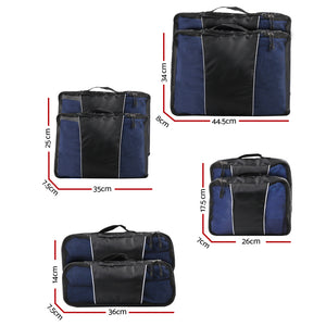 Wanderlite 8 Piece Luggage Organiser Travel Bags 