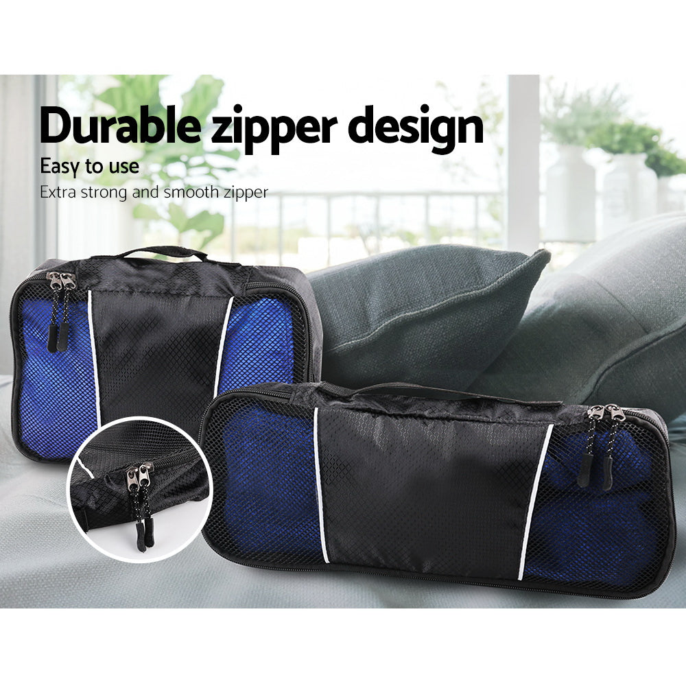 Wanderlite 8 Piece Luggage Organiser Travel Bags 