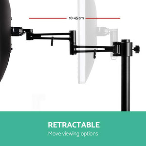 Adjustable Monitor Arm Desk Mounted - Black
