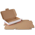 100x Mailing Box Mailer Diecut Cardboard Shipping Carton 220x145x35mm