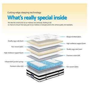 Giselle Bedding Double Size 34cm Thick Foam Mattress