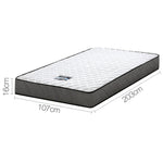 Giselle Bedding King Single Size 16cm Thick Tight Top Foam Mattress