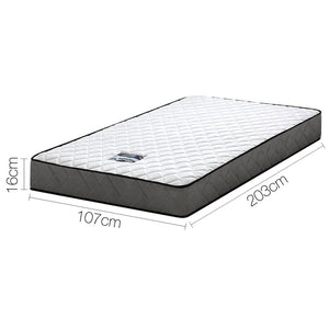 Giselle Bedding King Single Size 16cm Thick Tight Top Foam Mattress