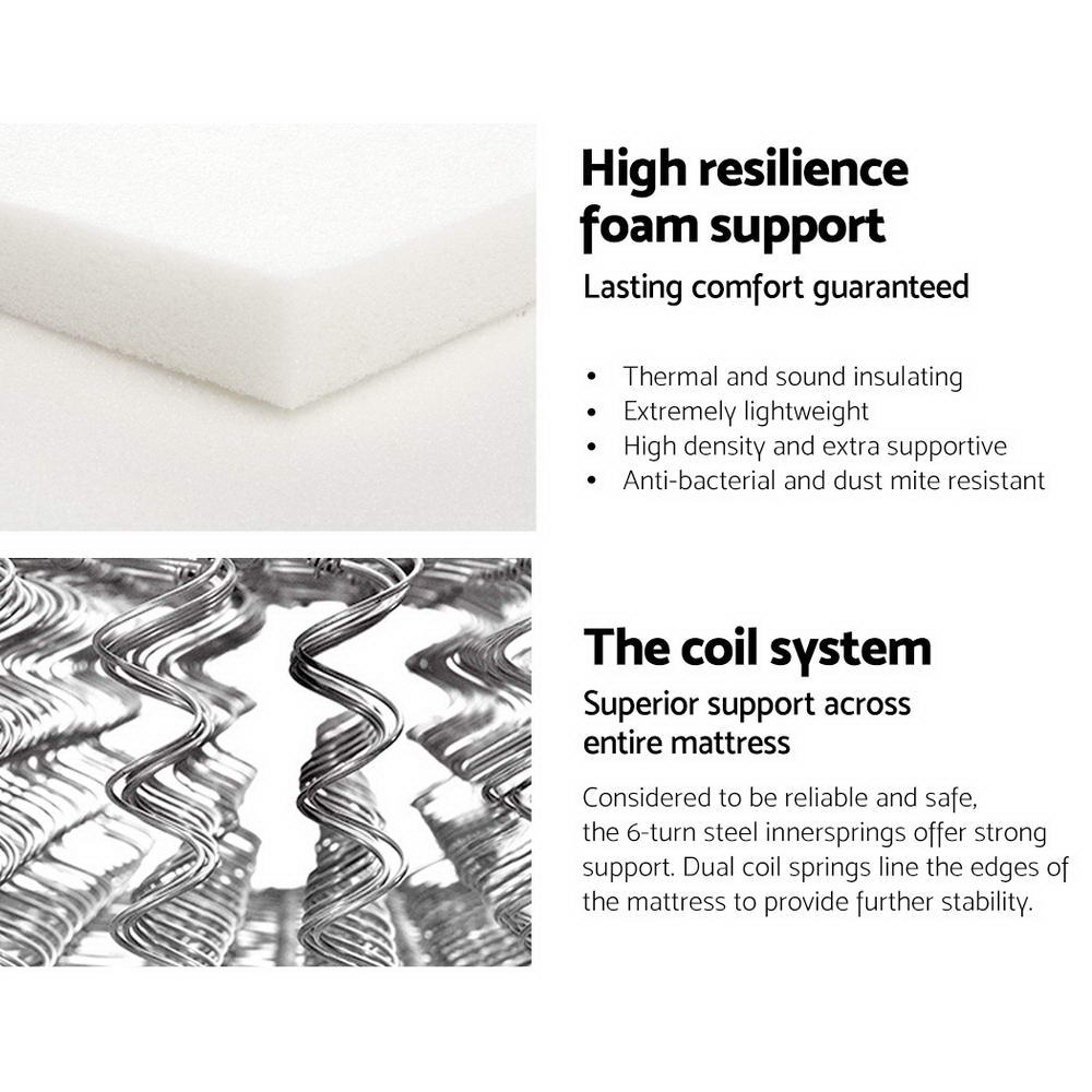 Giselle Bedding King Single Size 16cm Thick Tight Top Foam Mattress