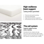 Giselle Bedding King Single Size 16cm Thick Tight Top Foam Mattress