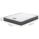Giselle Bedding Queen Size 16cm Thick Tight Top Foam Mattress