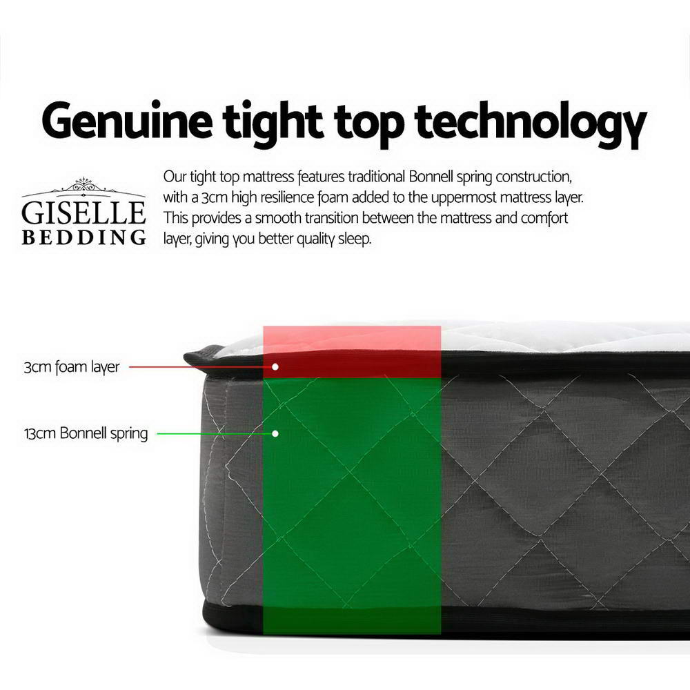 Giselle Bedding Queen Size 16cm Thick Tight Top Foam Mattress